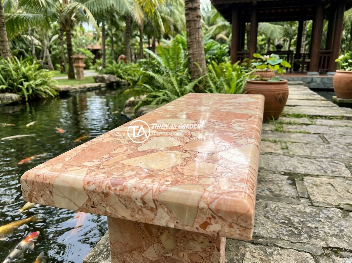 Checklist 10 bước kiểm tra chất lượng trước khi nhận bàn ghế đá nguyên khối - Hình 14 Checklist 10 bước kiểm tra chất lượng trước khi nhận bàn ghế đá nguyên khối - High quality natural stone garden furniture with naturally occurring unique patt