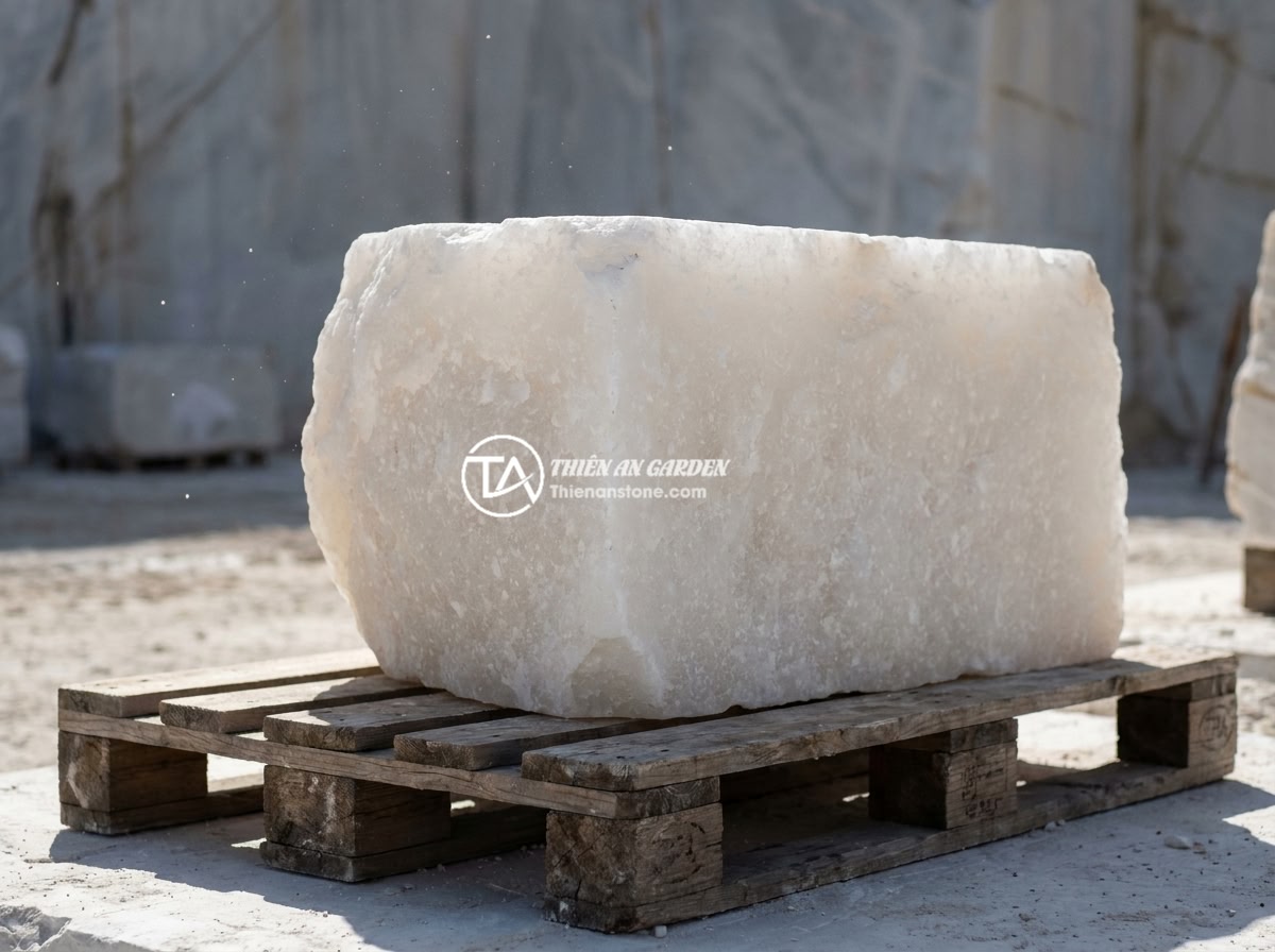 Xu Hướng Bồn Tắm Đá Tự Nhiên 2026: Màu Sắc Và Kiểu Dáng Hot Nhất - Step by step manufacturing process of natural stone bathtub from raw stone block