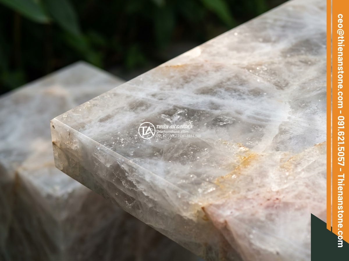 Bàn ghế đá Cẩm Thạch