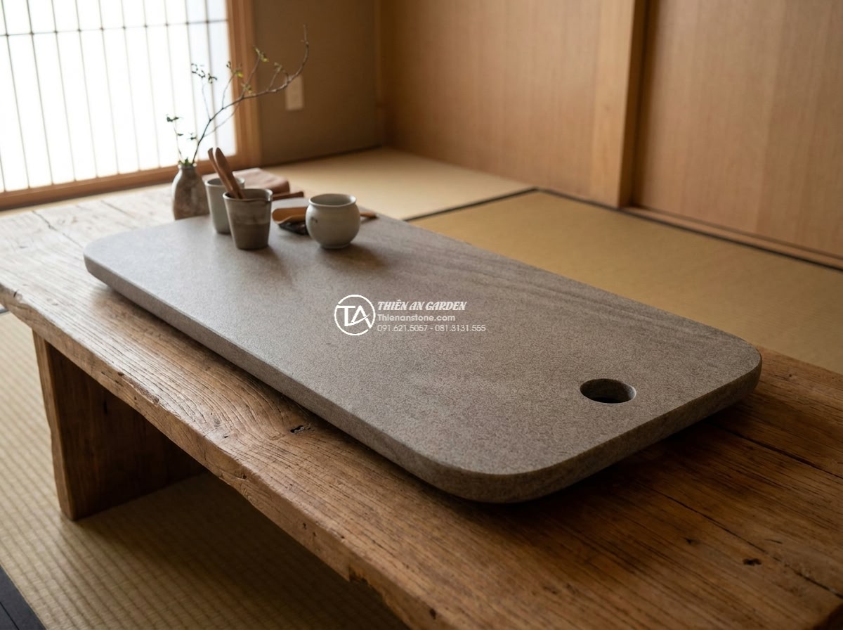 Bàn trà đá Granite – Hoa Cương