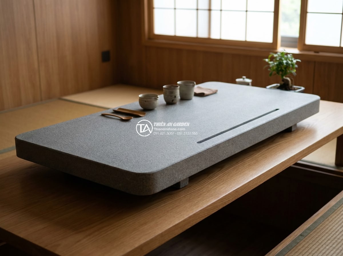 Bàn trà đá Granite – Hoa Cương