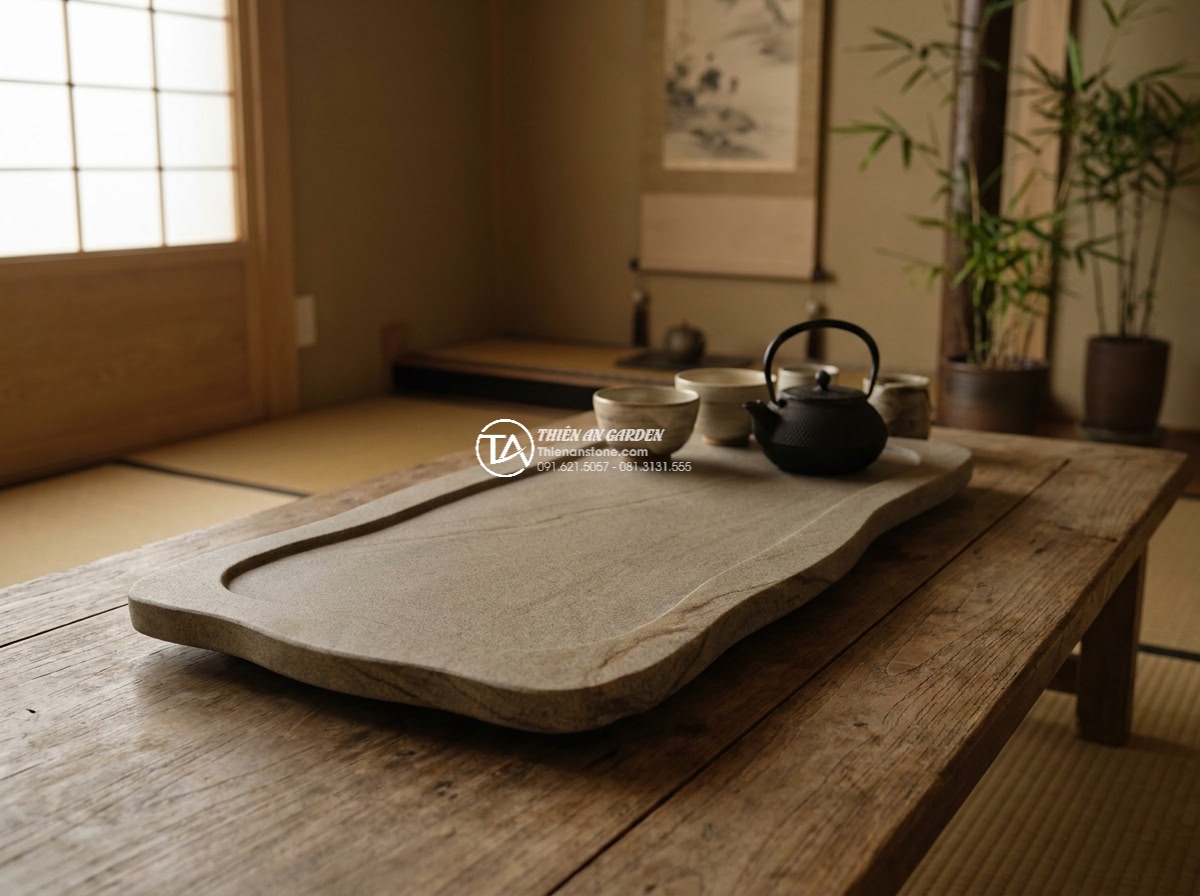 Bàn trà đá Granite – Hoa Cương