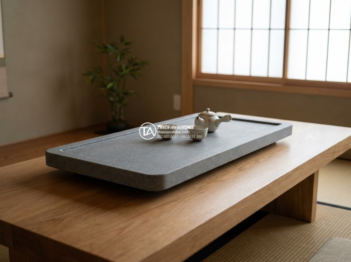 Bàn trà đá Granite – Hoa Cương