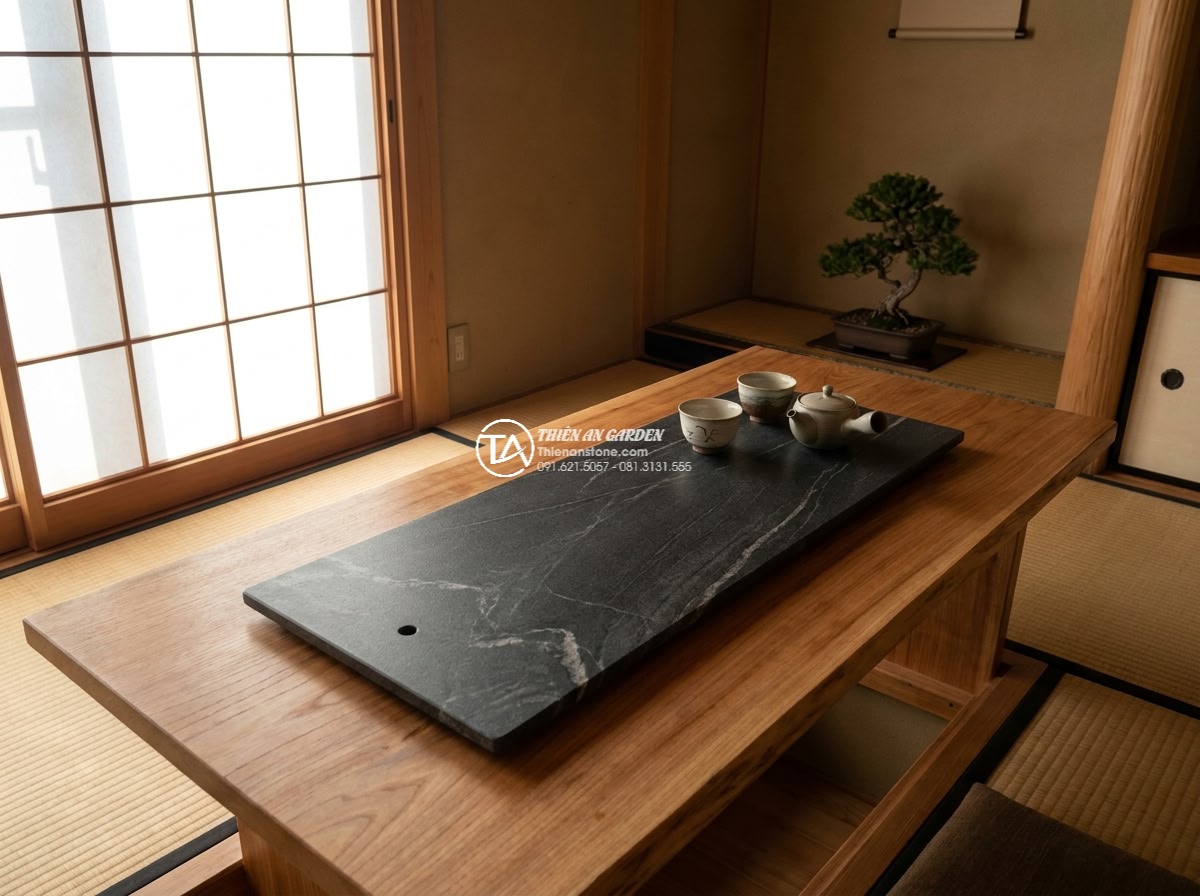 Bàn trà đá Granite – Hoa Cương