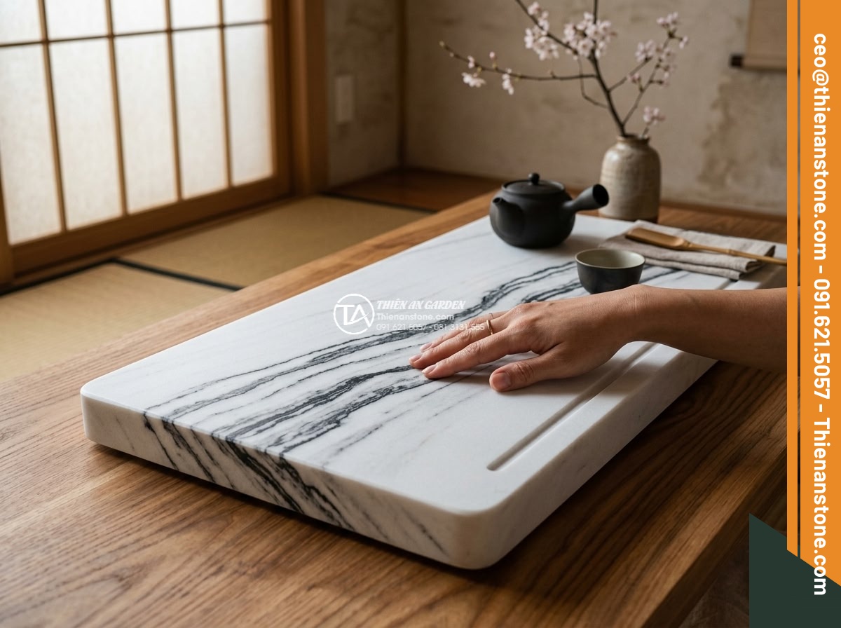 Bàn trà đá tuyết sơn