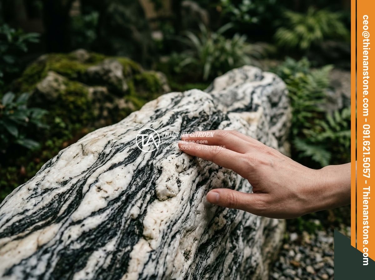 Đá tuyết hơn mài hòn non bộ