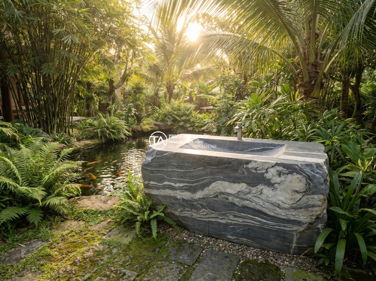 Lavabo Đá Tự Nhiên