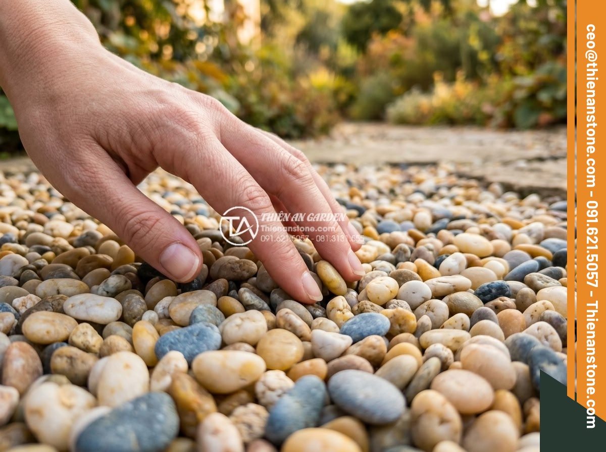 Sỏi biển nhiều màu 3-5mm