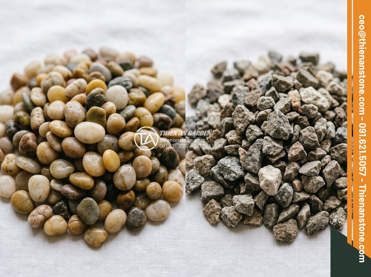 Sỏi biển nhiều màu 3-5mm
