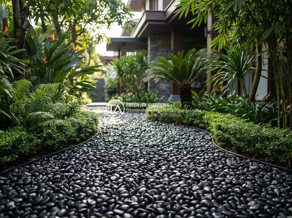 Sỏi đen bóng 1-3cm
