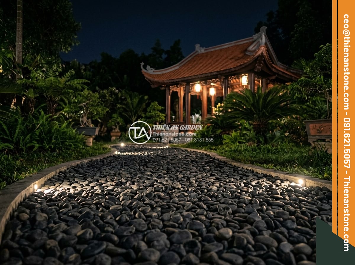 Sỏi đen quay 7-9mm