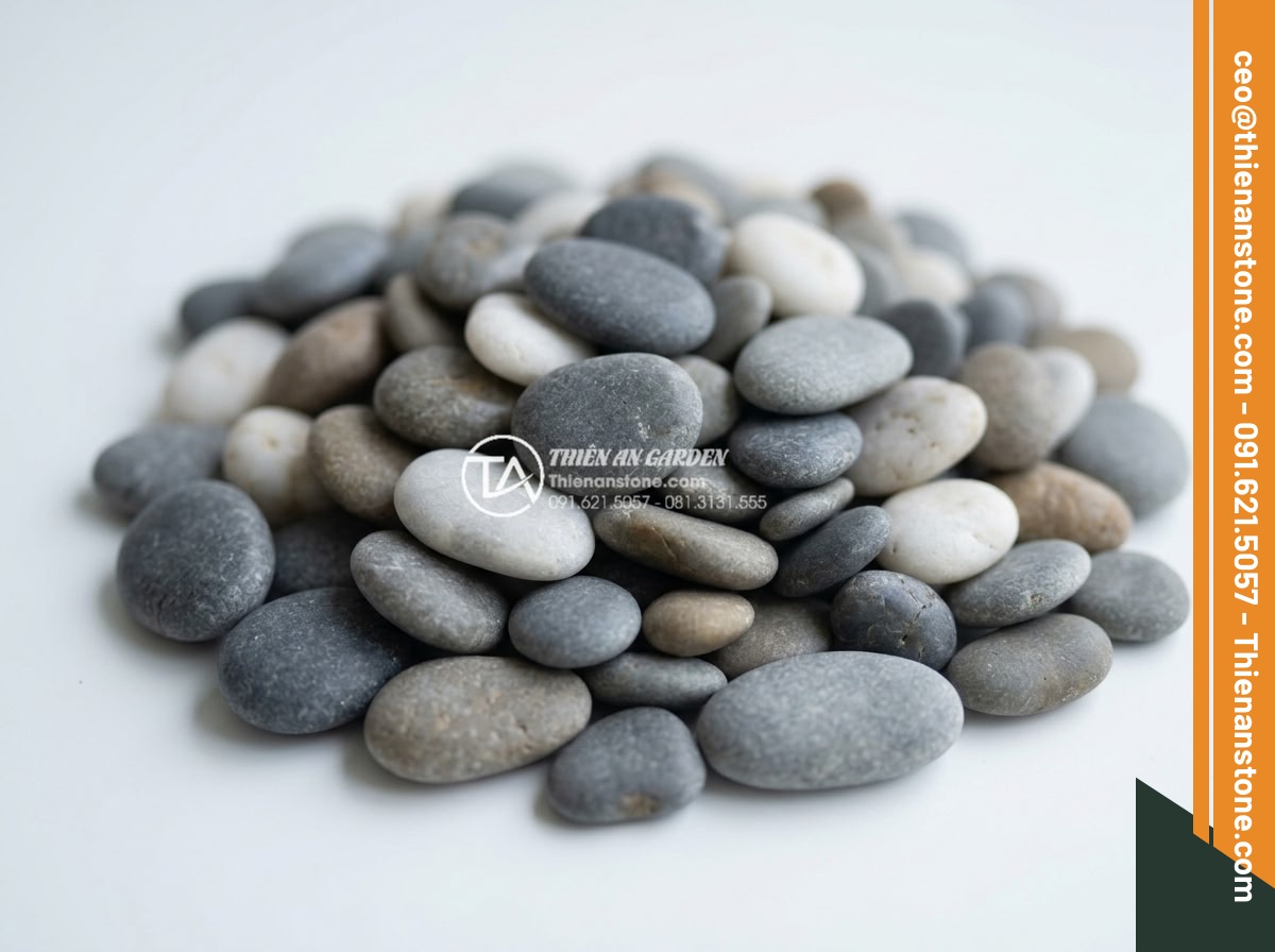 Sỏi suối tự nhiên 1-3cm