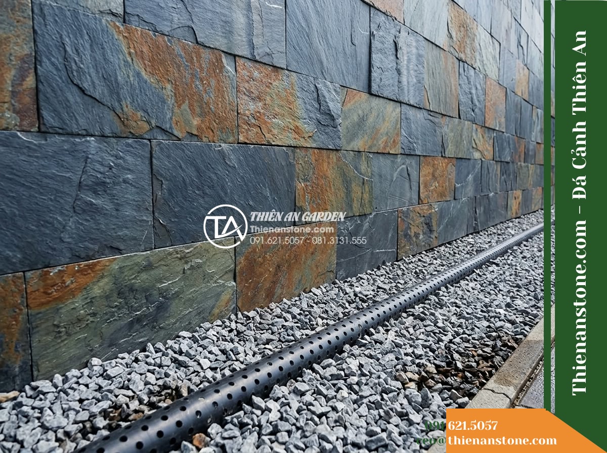 Đá ghép đa sắc Lai Châu | Slate đa sắc Lai Châu | 10×50 cm