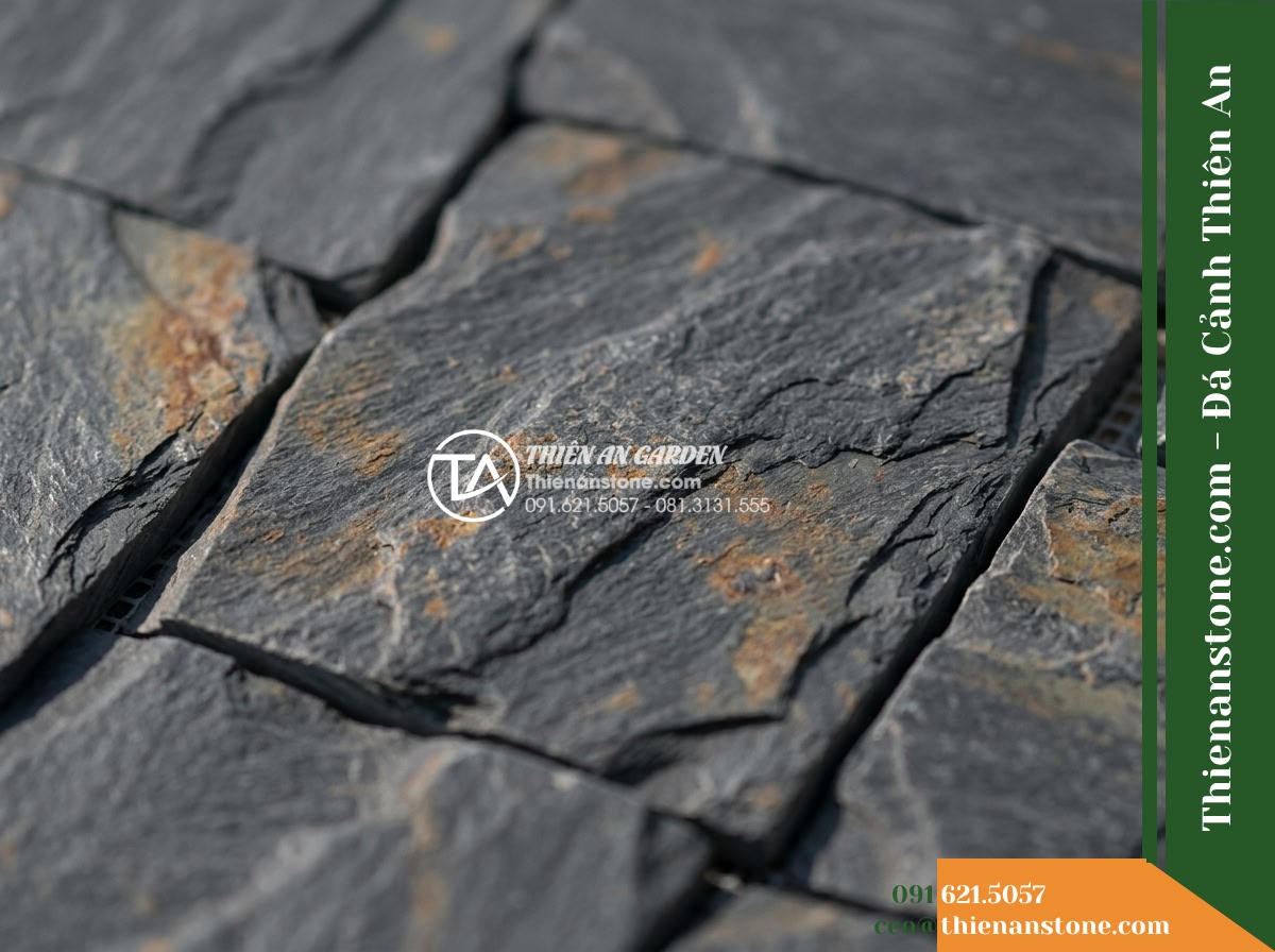Đá ghép rối Lai Châu | Slate đa sắc Lai Châu (vỉ) | 30×30 cm