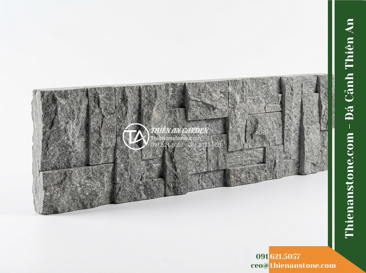 Đá ghép xám ghi Thanh Hóa | Đá vôi xám Thanh Hóa | 10×50 cm
