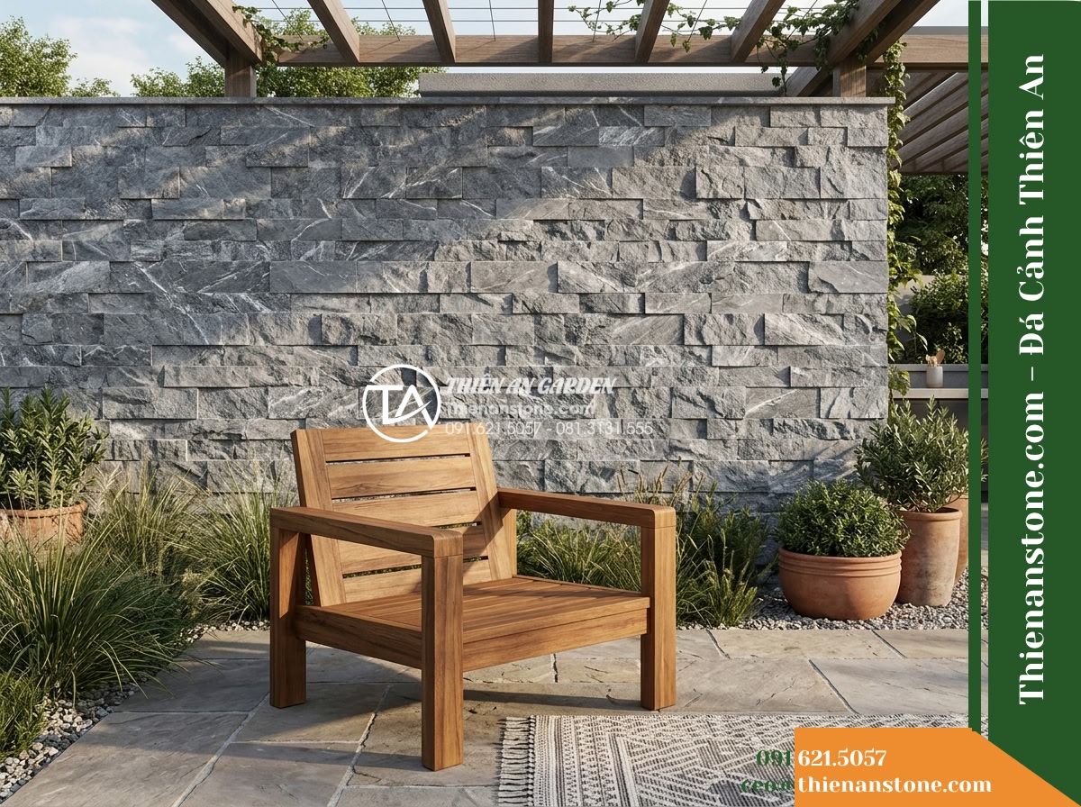 Đá ghép xám lông chuột Nghệ An | Marble xám Nghệ An | 10×50 cm
