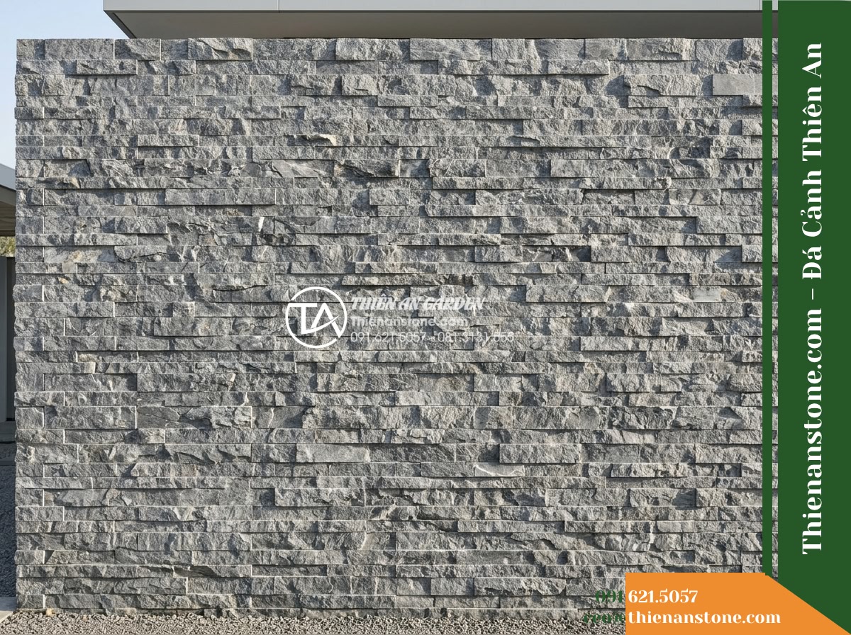 Đá ghép xám lông chuột Nghệ An | Marble xám Nghệ An | 10×50 cm