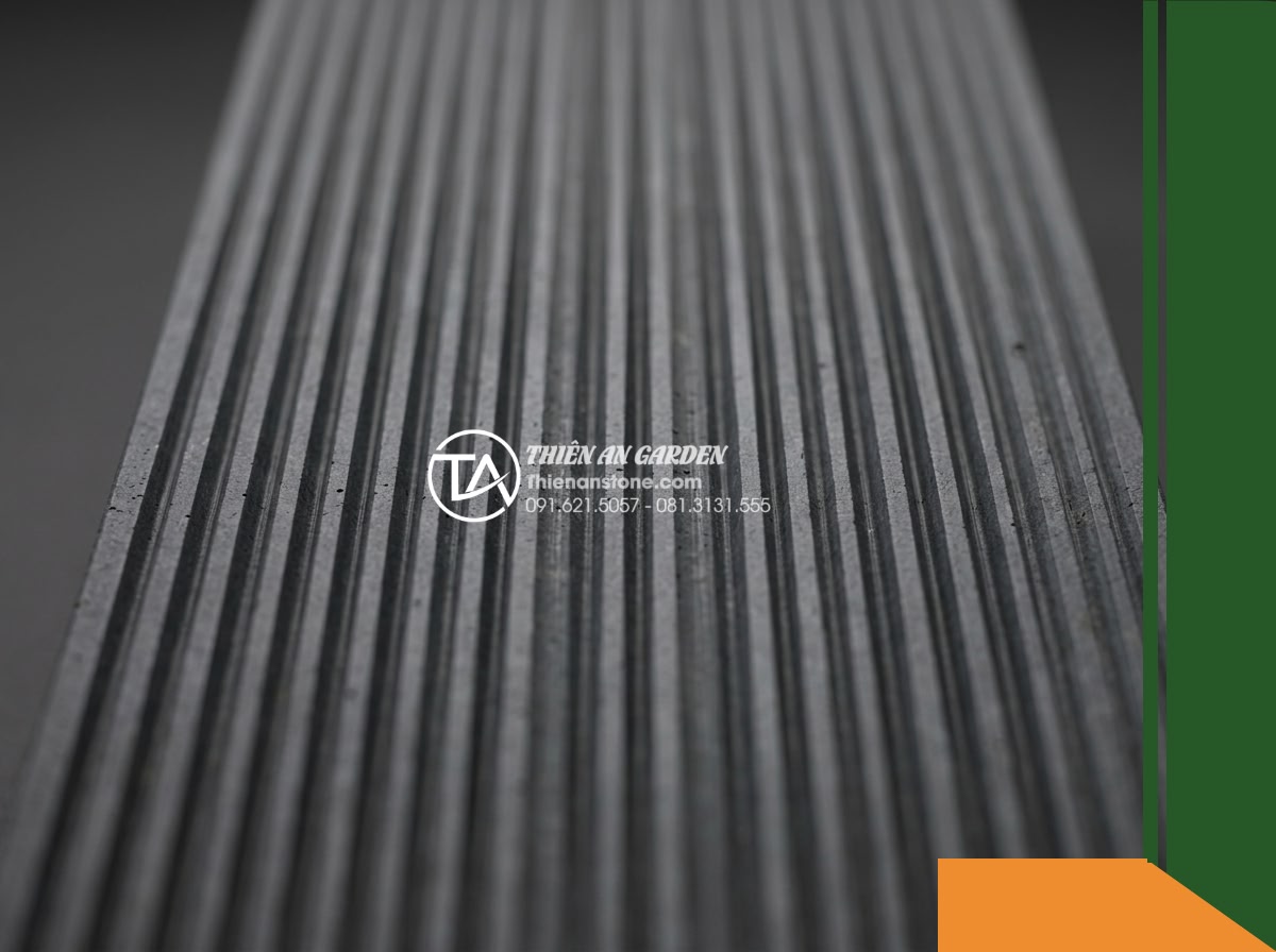 Đá răng lược bazan Lâm Đồng | Bazan xám sẫm Lâm Đồng | 10×50 cm