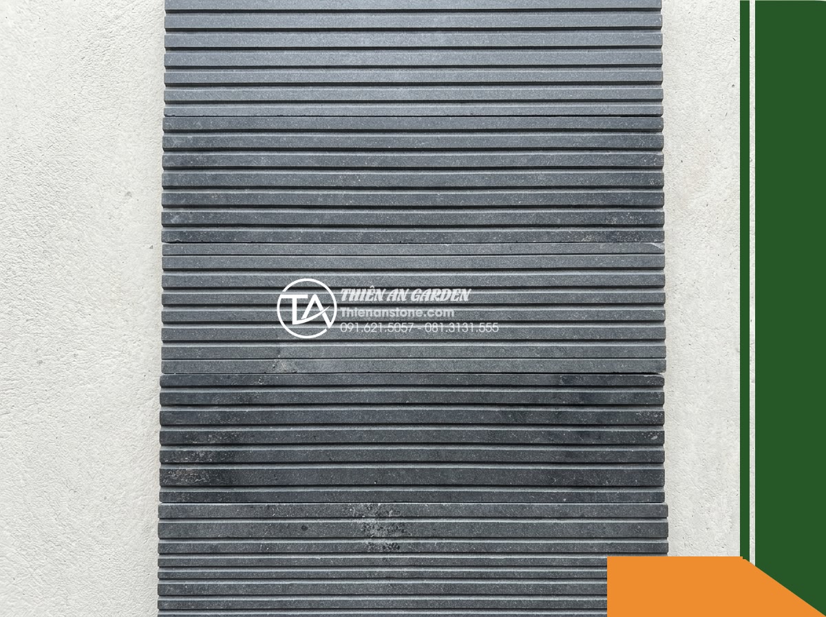 Đá răng lược bazan Lâm Đồng | Bazan xám sẫm Lâm Đồng | 10×50 cm