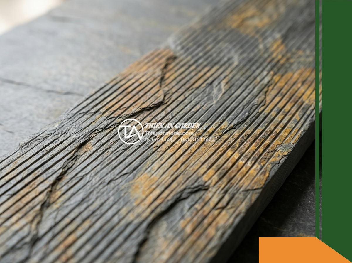 Đá răng lược đa sắc Lai Châu | Slate đa sắc Lai Châu | 10×50 cm