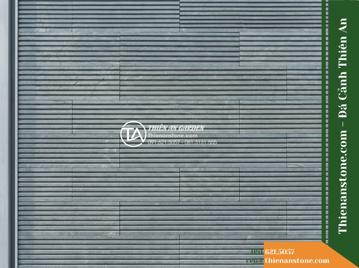 Đá răng lược xám xanh Lai Châu | Slate xám xanh Lai Châu | 10×50 cm