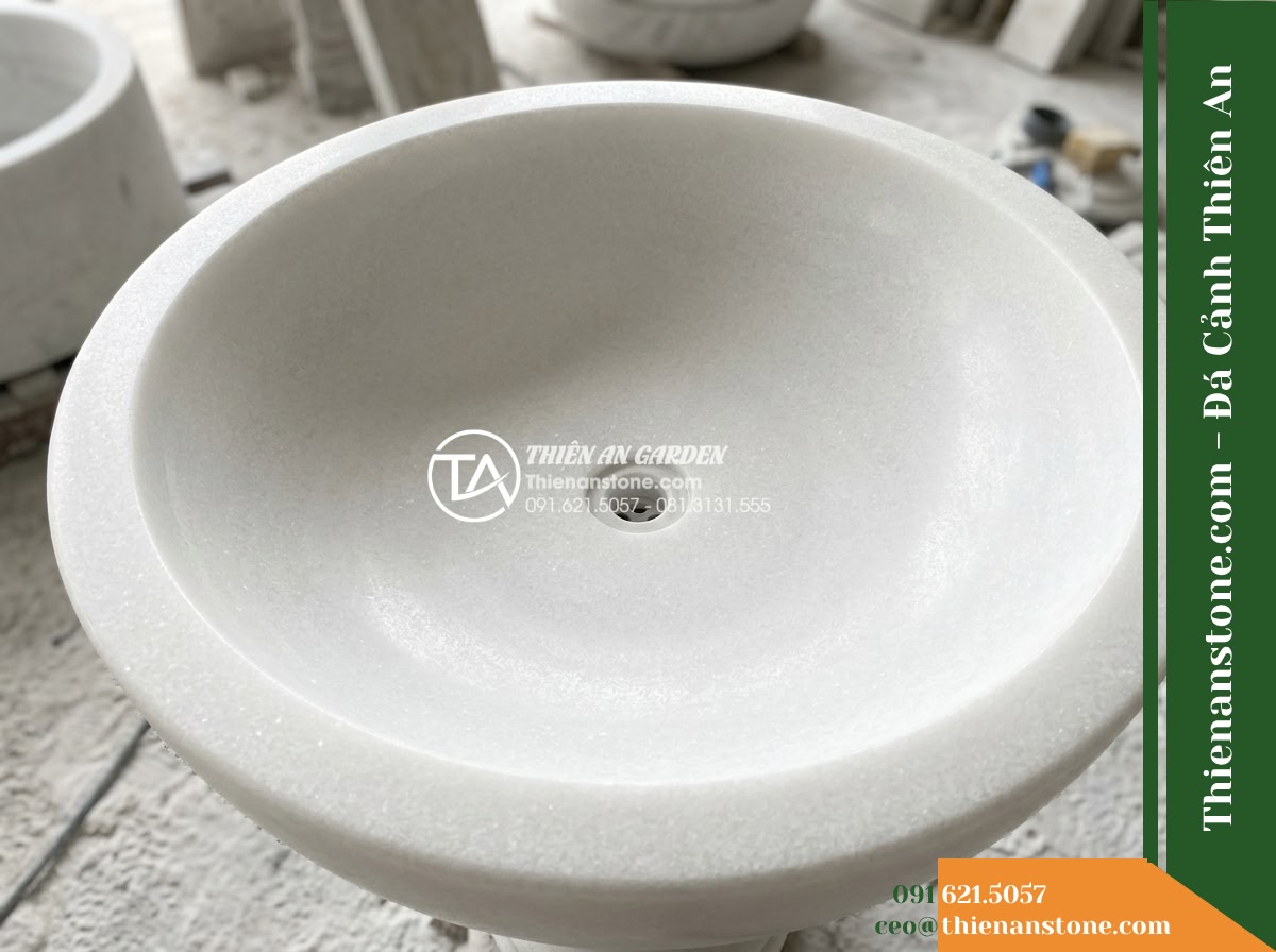 Đài Phun 3 Bát Tròn Xếp Lệch Tim, Bát D70cm Cao 1.2m