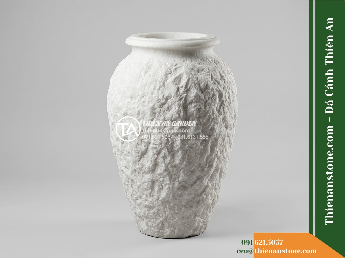 Đài Phun Lu Cao Khò Nhám Thân, D45cm Cao 1m