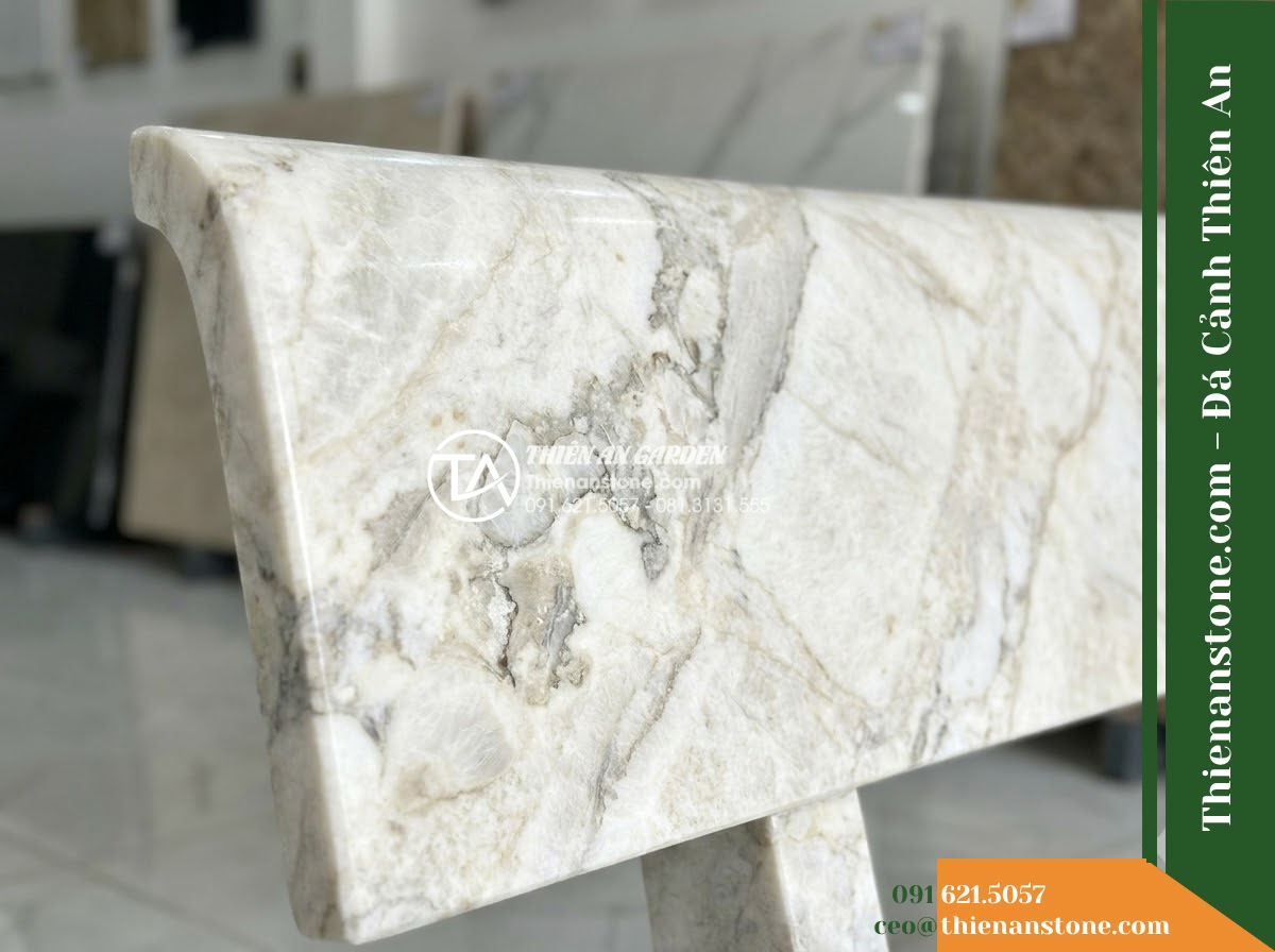 Ghế Đá Granite Nguyên Khối Tâm An – Kích thước 150 x 46 x 45 cm – Kiểu dáng mặt phẳng bo góc nhỏ, chân hộp. Chất liệu đá granite - Hình 6 Ghế Đá Granite Nguyên Khối Tâm An – Kích thước 150 x 46 x 45 cm – Kiểu dáng mặt phẳng bo góc nhỏ, chân hộp. Chất liệu đá granite - Showroom display of various natural granite stone benches at Da Canh Thien An, p